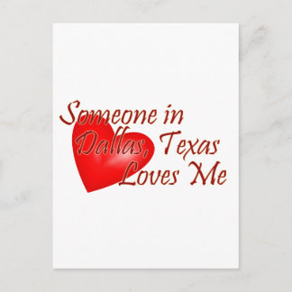 Cartão Postal Alguém me ama em Dallas, Texas