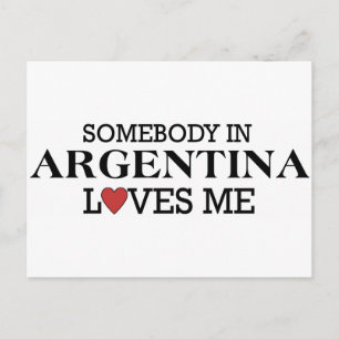 Cartão Postal Alguém Na Argentina