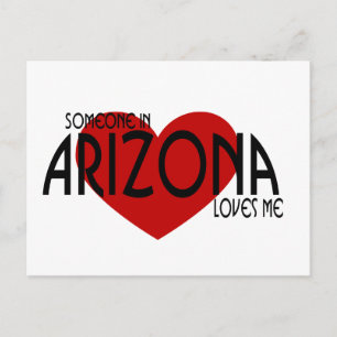 Cartão Postal Alguém no Arizona Me Ama!