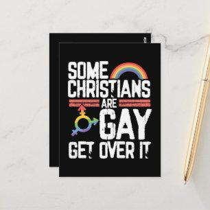 Cartão Postal  Alguns Cristãos São Gays, Supere Isso