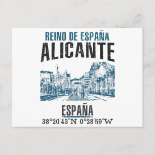 Cartão Postal Alicante