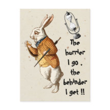 Alice - Coelho Branco - Ampulheta 1865