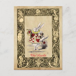 Cartão Postal Alice - Coelho Branco - O Herald 1865