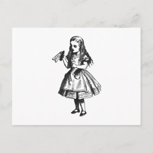 Cartão Postal Alice com "Beba-me"