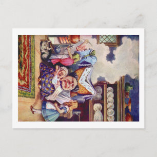 Cartão Postal Alice Conhece a Duquesa e o Bebê da Pic