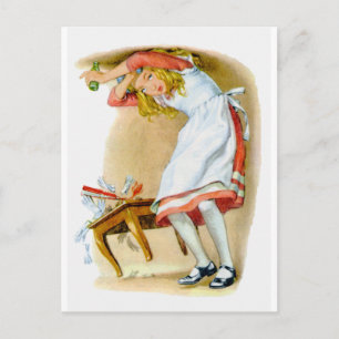 Cartão Postal Alice cresce muito alto! Oh não!