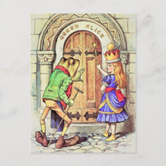Cartão Postal Alice e o Sapo