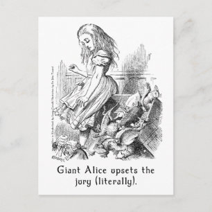 Cartão Postal Alice Giant incomoda o júri (literalmente)