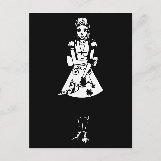Cartão Postal Alice Gótica (Frente)