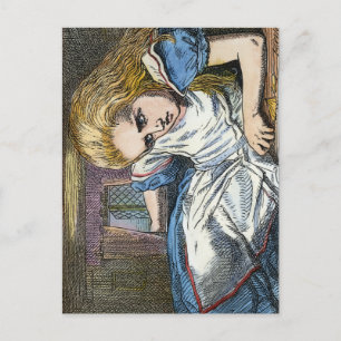 CARTÃO POSTAL ALICE IN WONDERLAND