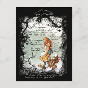 Cartão Postal Alice In Wonderland Age Teas Walrus