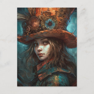 Cartão Postal Alice no melhor chapéu