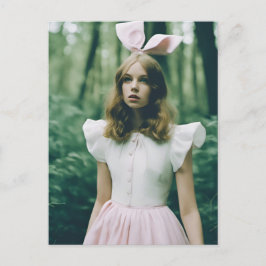 Cartão Postal Alice no Movimento Florestal Expirou Moda de Filme