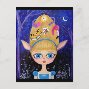 Cartão Postal Alice no País das Maravilhas