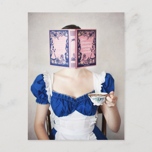 Cartão Postal Alice no País das Maravilhas (Frente)