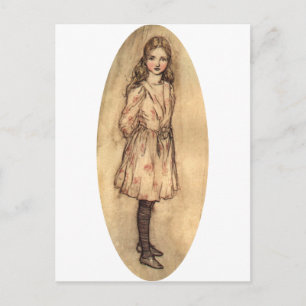 Cartão Postal Alice no País das Maravilhas
