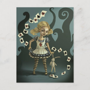 Cartão Postal Alice no País das Maravilhas