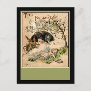 Cartão Postal Alice no País das Maravilhas