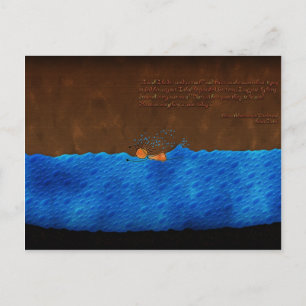 Cartão Postal Alice no País das Maravilhas - A Piscina das Lágri