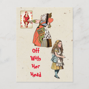Cartão Postal Alice no País das Maravilhas - Rainha de Copas