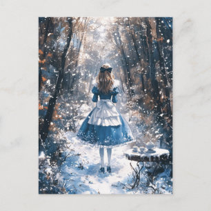 Cartão Postal Alice numa Terra de Sonhos Nevada
