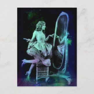 Cartão Postal Alicia - Cartão-postal Azul de Sonho Verde