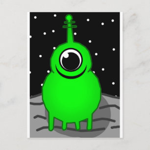Cartão Postal Alienígena