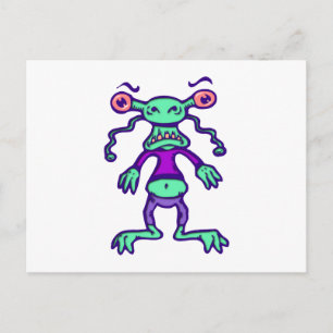 Cartão Postal Alienígena