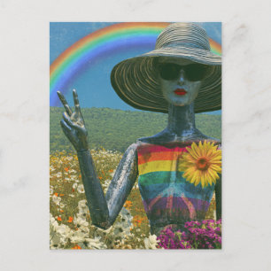 Cartão Postal Alienígena da Paz
