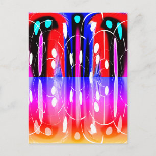 Cartão Postal Alienígena dimensões arte