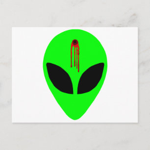 Cartão Postal Alienígena morto