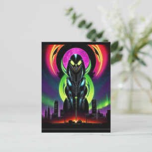 Cartão Postal Alienígena Raven 13