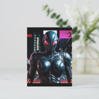 Cartão Postal Alienígena Raven 25
