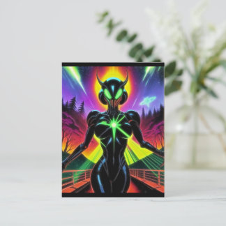 Cartão Postal Alienígena Raven 26
