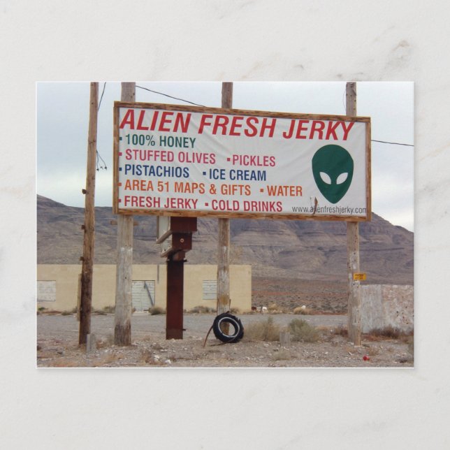 Cartão Postal Aliens! (Frente)