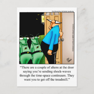 Cartão Postal Aliens engraçados Cartão-postal "Espectickles" d