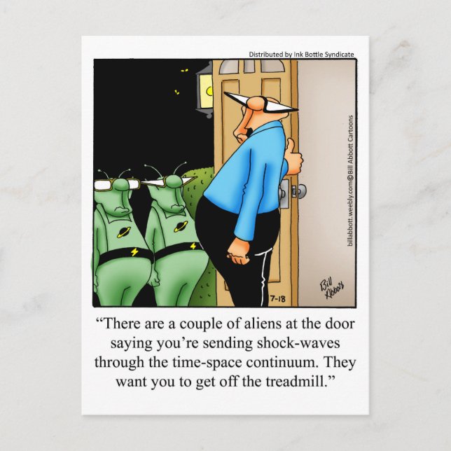 Cartão Postal Aliens engraçados Cartão-postal "Espectickles" de  (Frente)