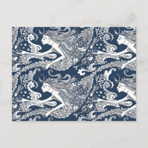 Cartão Postal Alimentação dos peixes