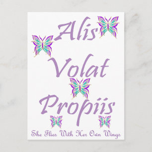 Cartão Postal Alis Volat Propiis