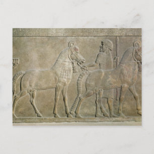 Cartão Postal Alivio que representa os afluentes de Sargão II