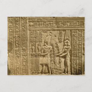 Cartão Postal Alivio que representa Ptolomeu VIII Euergetes II