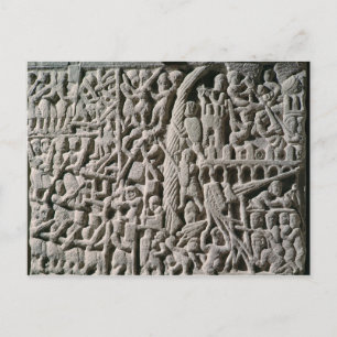 Cartão Postal Alivio representando o cerco de Carcassonne