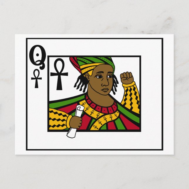 CARTÃO POSTAL ALKEBULAN - A RAINHA NEGRA (Frente)