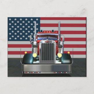 Cartão Postal All American Peterbilt