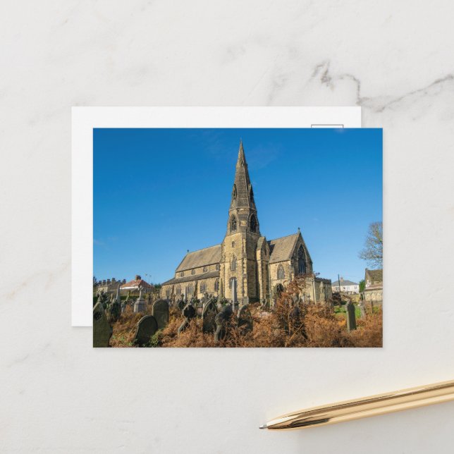 Cartão Postal All Saints Church, Salterhebble (Frente/Verso In Situ)