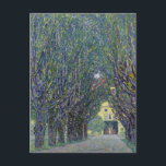 Cartão Postal Allee de Gustav Klimt na pintura de Schloss Kammer<br><div class="desc">Allee de Gustav Klimt na pintura de Schloss Kammer. Cartão postal</div>