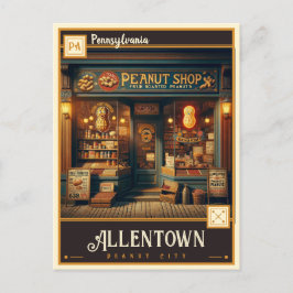 Cartão Postal Allentown (Pensilvânia) | Vintage