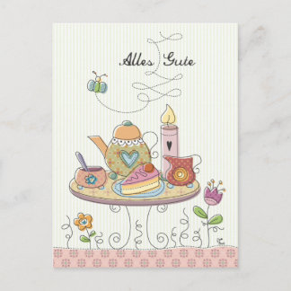 Cartão Postal Alles Gute