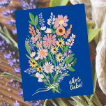 Cartão Postal Alles Liebe Wildblumen süß Gouache Glückwunsch<br><div class="desc">Perfektes, einfaches und niedliches Design für einen "alles liebe" Glückwunsch Postcard! Handgemachte Kunst für Sie! Vollständig anpassbar! Klicken Sie auf "Personalisieren" oben, um den Text zu bearbeiten. Klicken Sie auf "Bearbeiten mit dem Designwerkzeug", um die Schriftart, Farben und Einstellungen anzupassen. Erhältlich in einigen Sprachen oder individuell auf Ihre Bedürfnisse anpassen!...</div>