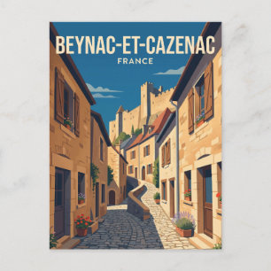 Cartão Postal Alley em Beynac-et-Cazenac França